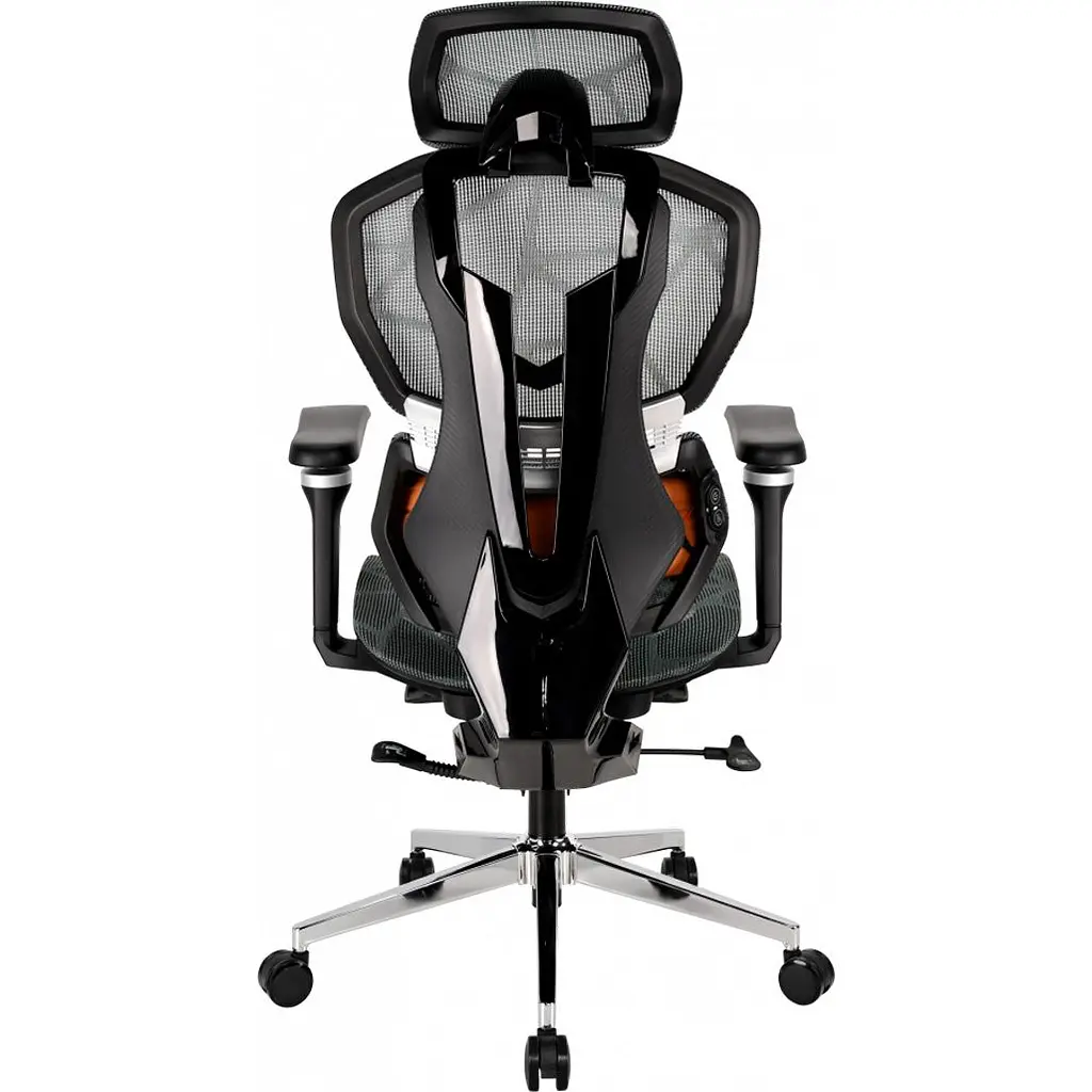 Геймерське крісло GT Racer X-7002 Massage Black/Black/Green [174672] - фото 4