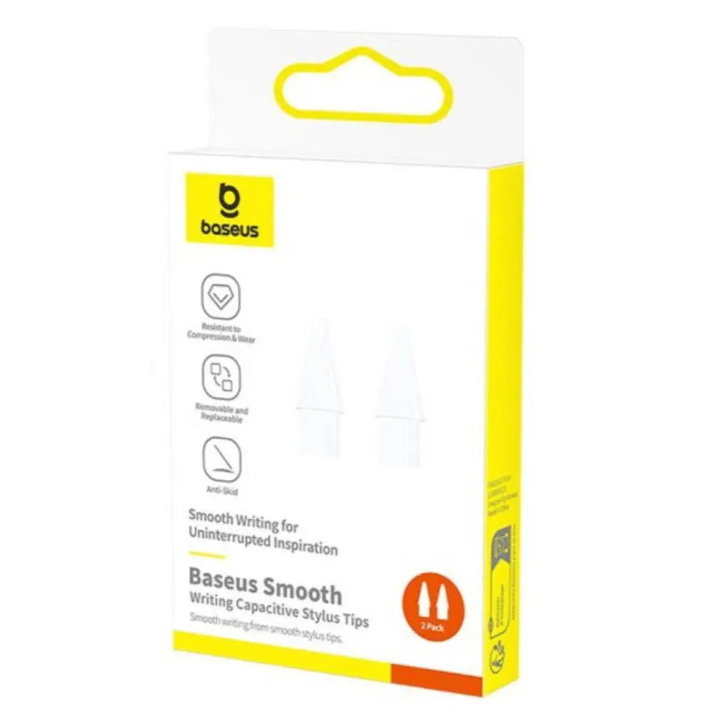 Змінні наконечники для стилуса Baseus Smooth Writing Capacitive Stylus Tips Moon Білий（2pcs） - фото 2