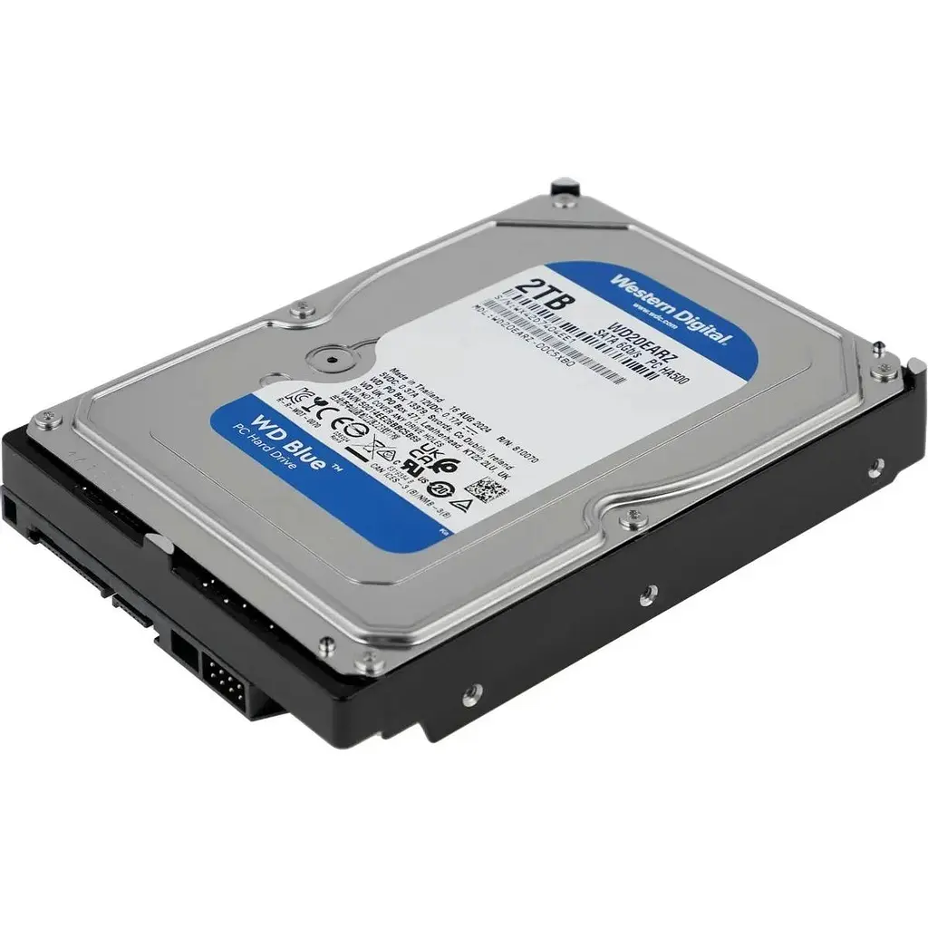 Жорсткий диск Western Digital Blue 3.5" 2TB 5400 rpm 64MB SATAIII (WD20EARZ) - фото 2