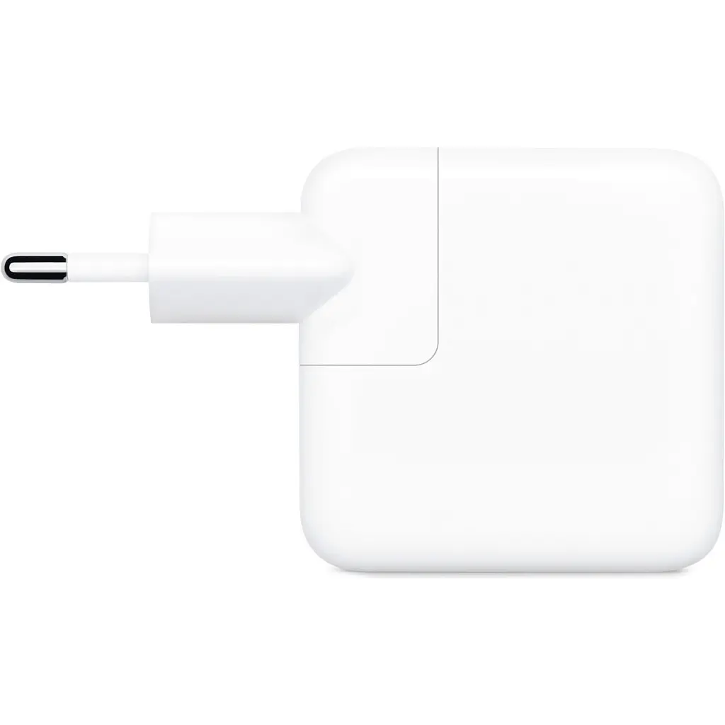 Зарядний пристрій Apple 35 Вт подвійний USB-C адаптер живлення, модель A2676 (MW2K3ZM/A) - фото 2