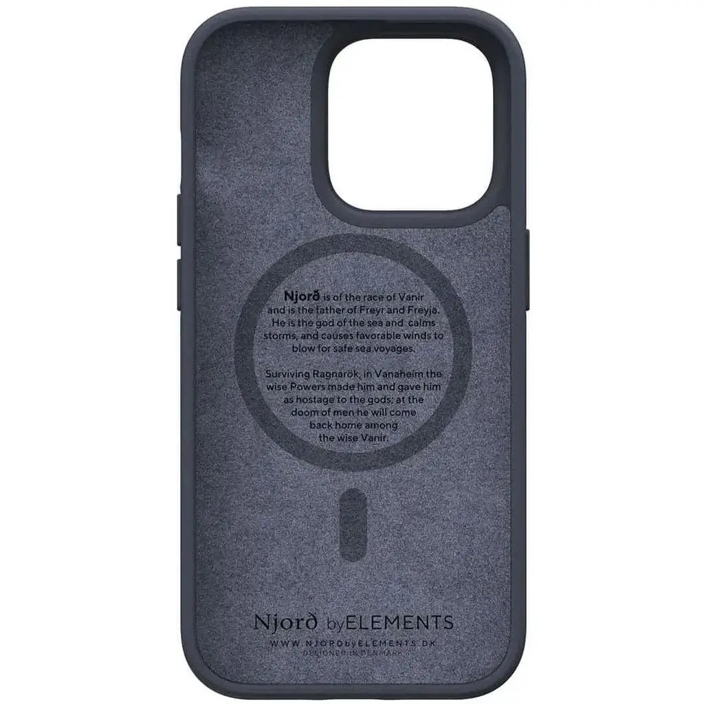 Чехол-накладка Njord Genuine Leather MagSafe Case Black для iPhone 14 Pro Max (NA44GL00U) - фото 3