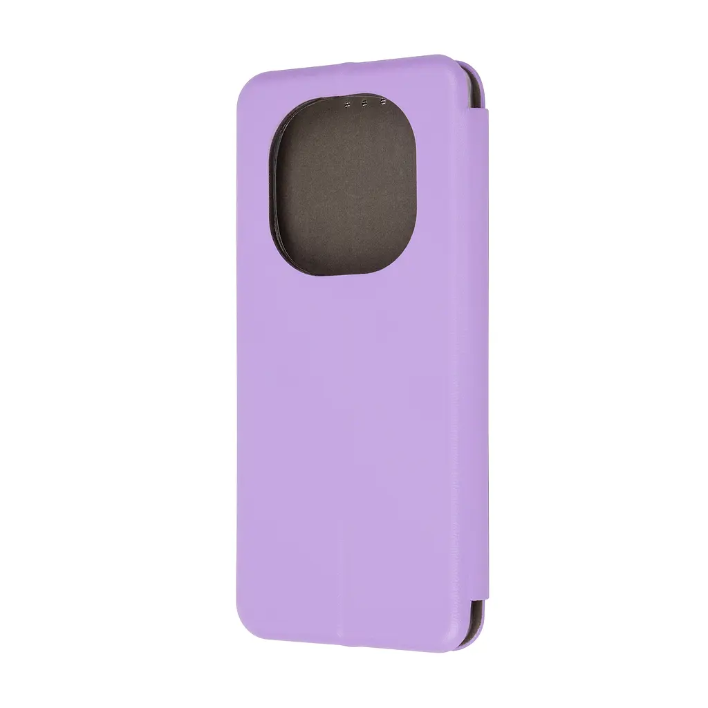 Чехол-книжка для Xiaomi Redmi Note 14 Pro 4G, G-Case, фиолетовый, кожаный чехол-книга из экокожи (PU) и TPU, с магнитом, с подставкой и вместительным кардхолдером, противоударный, защита всего корпуса, ArmorStandart (ARM83382) - фото 2