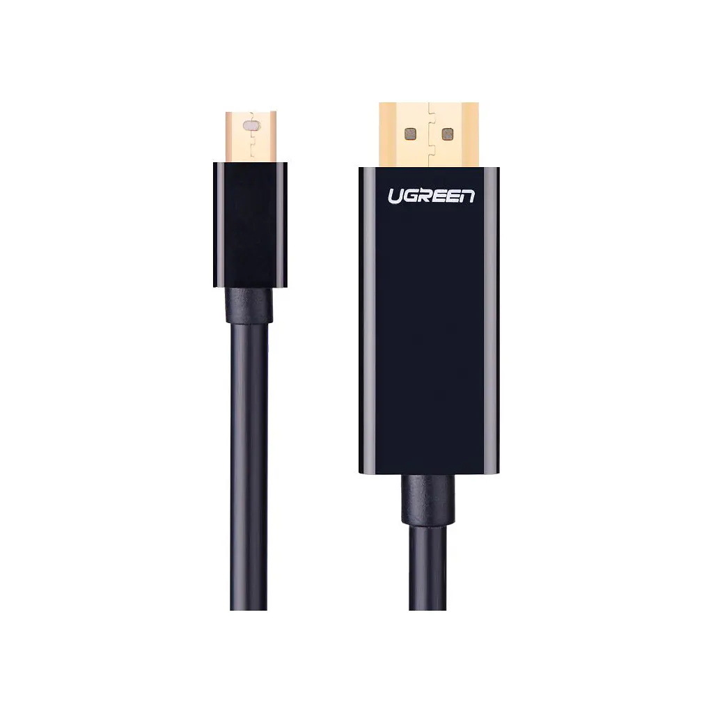 Кабель мультимедійний miniDisplayPort M to HDMI M 1.5m MD101 4K black Ugreen (20848) - фото 3