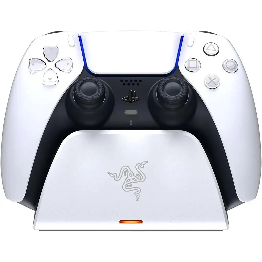 Зарядна станція Razer Quick Charging Stand для DualSense Sony PS5 White (RC21-01900100-R3M1) [118061] - фото 3