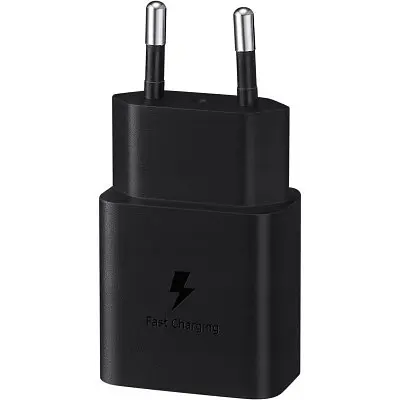 Зарядний пристрій Samsung USB-C 15 Вт чорний + кабель USB-C 1 м (EP-T1510XBEGEU) - фото 8