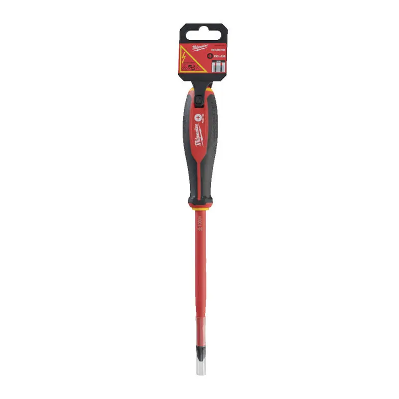 Викрутка з тригранною рукояткою ізольована VDE MILWAUKEE, PH3 X150мм - фото 2