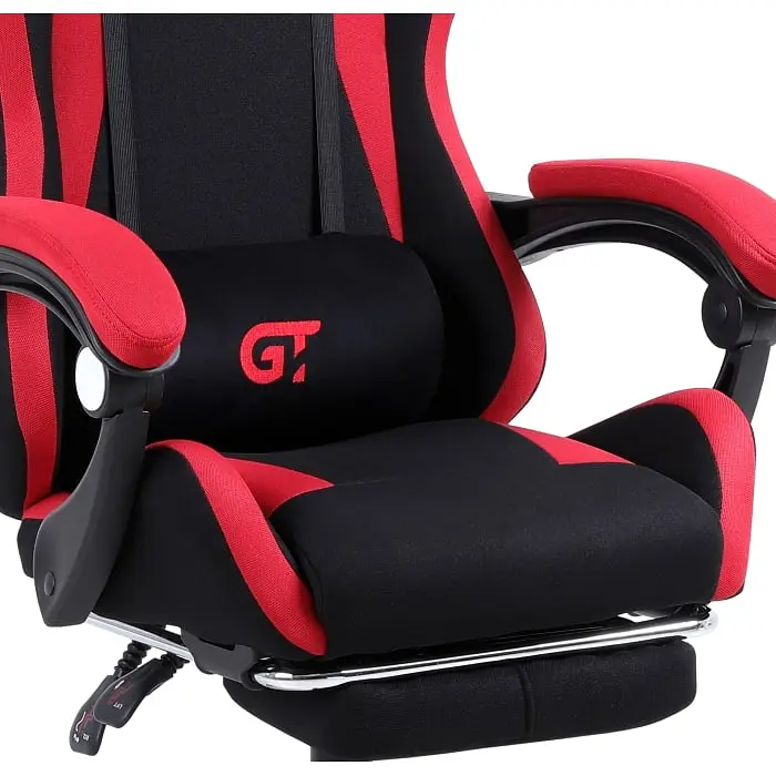 Геймерське крісло GT Racer чорне з червоним (X-2324 Fabric Black/Red) - фото 3