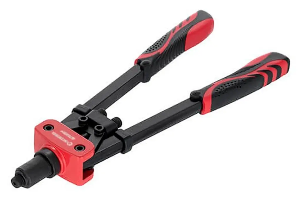 Заклепочник ручной для вытяжных заклепок рычажный Intertool Storm RT-0018 360 x ø2.4 x 3.2 x 4 x 4.8 x 6.4 мм - фото 2