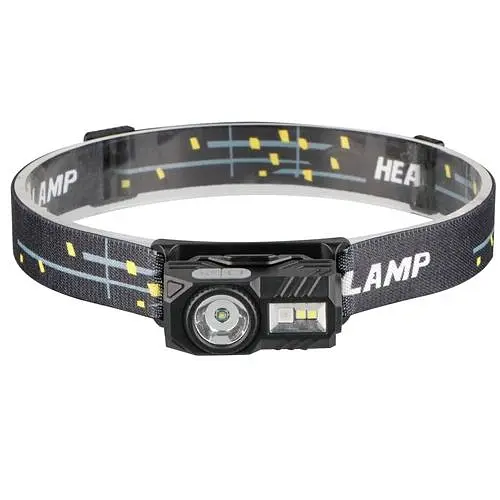 Фонарь налобный T131-XPE+3SMD с сенсорным управлением клипса магнит Li-Ion аккумулятор Type-C Черный - фото 3