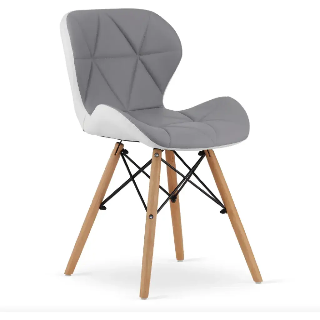 Крісло Leobert Lago Сіро-білий - фото 2