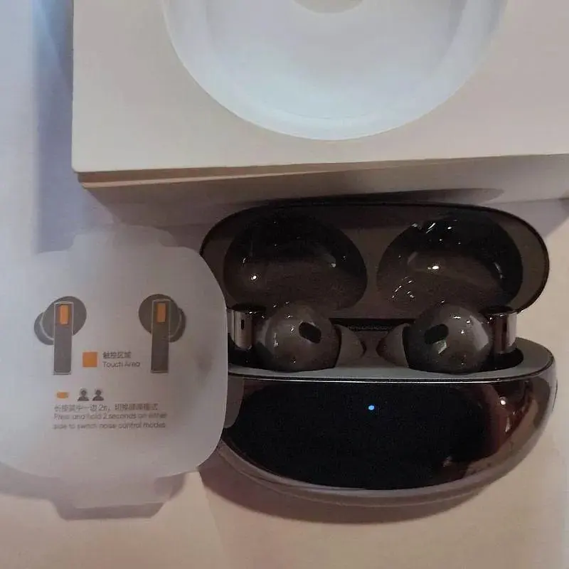 Бездротові навушники Realme Buds Air 6 Pro (RMA2401) стерео гарнітура в кейсі Titanium Twilight - фото 8