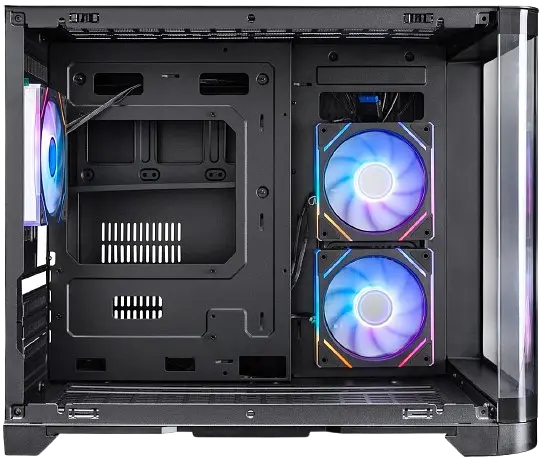 Корпус 1stPlayer UV6-BK-2FC7R-1FC7 ARGB Black - фото 4