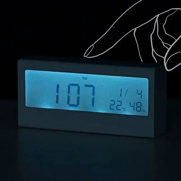 Годинник-термогігрометр Kaco Lemo Timer K1422 білий [104377] - фото 4