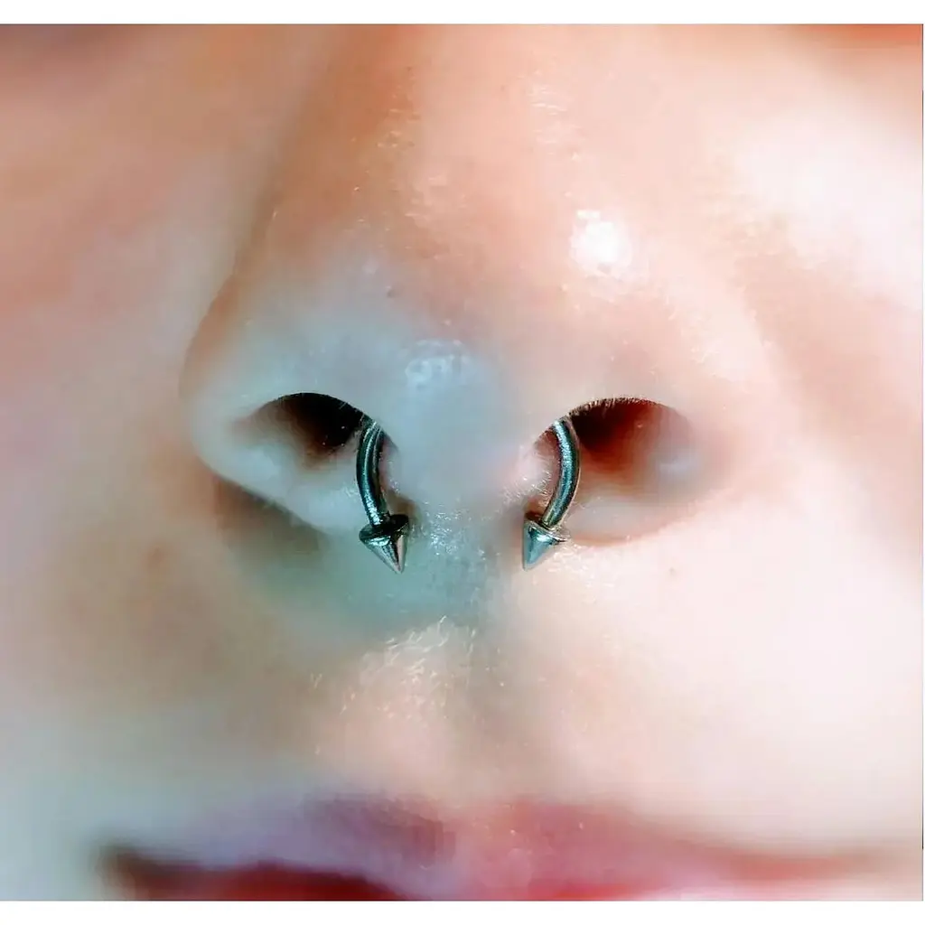 Серебряная серьга циркуляр для пирсинга Umax (септум/смайл/хеликс). 7042U - фото 3