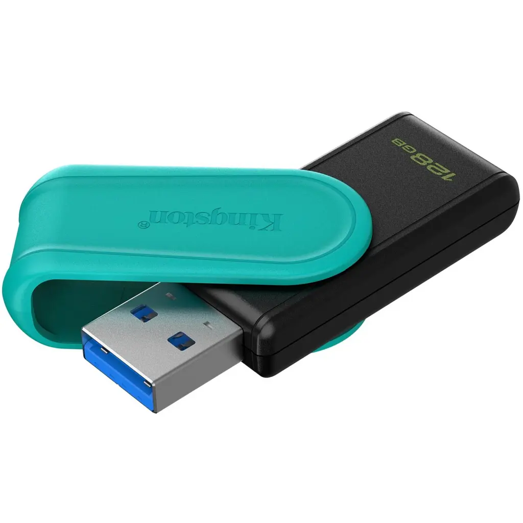 USB флеш накопичувач Kingston 128GB DataTraveler Exodia S Black/Turquoise USB 3.2 (DTXS/128GB) - фото 2
