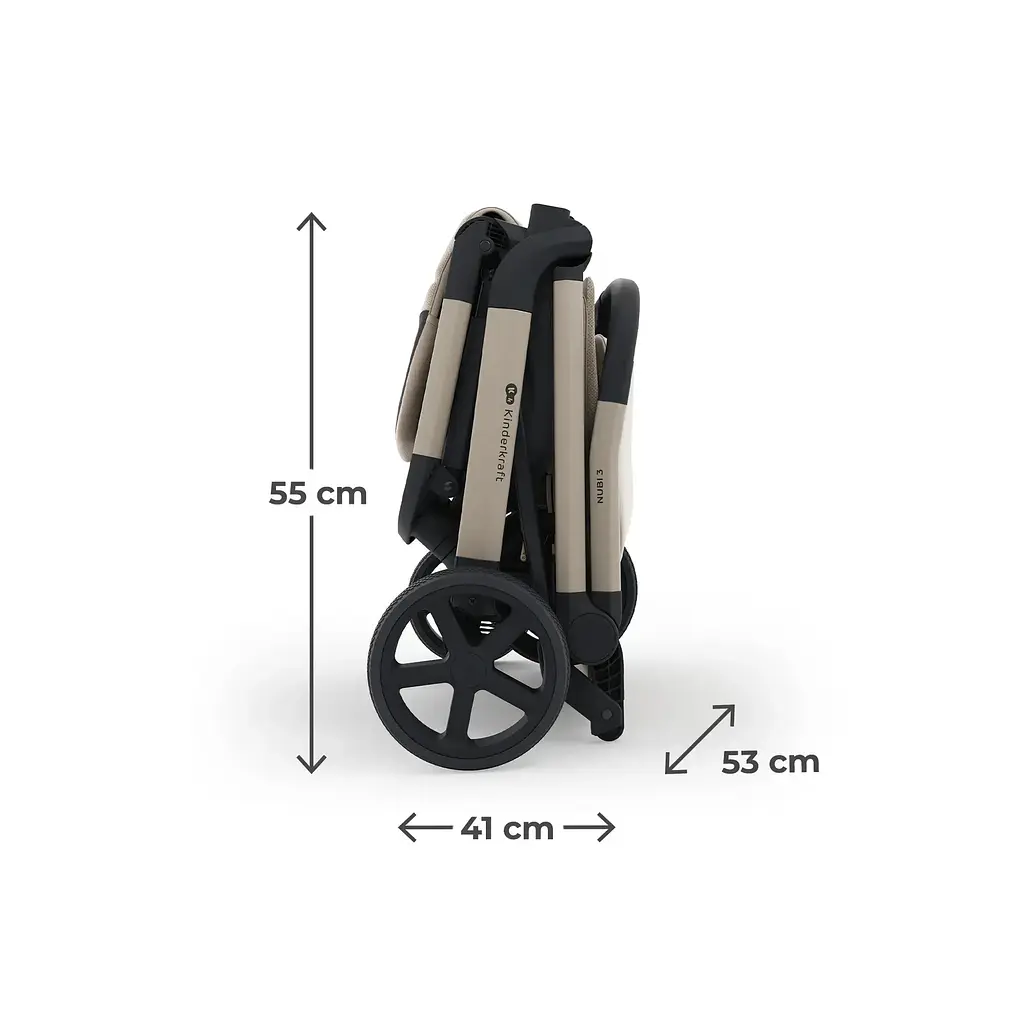 Прогулянкова коляска Kinderkraft Nubi 3 Sand Beige (KSNUBI03BEG0000) - фото 9