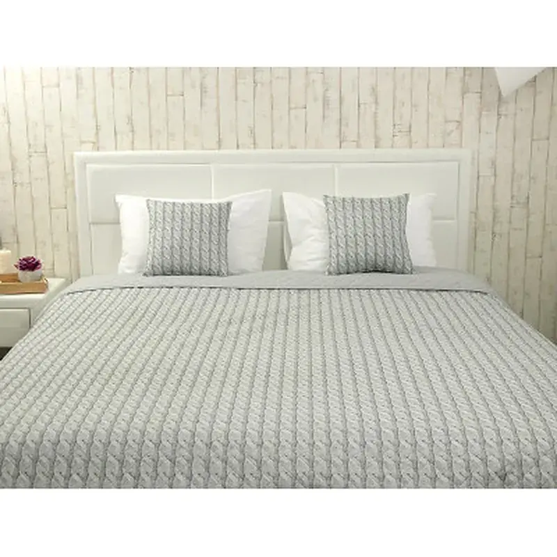 Покривало Руно декоративне Grey Braid 212х240 см (Р329.52_Grey Braid) - фото 2