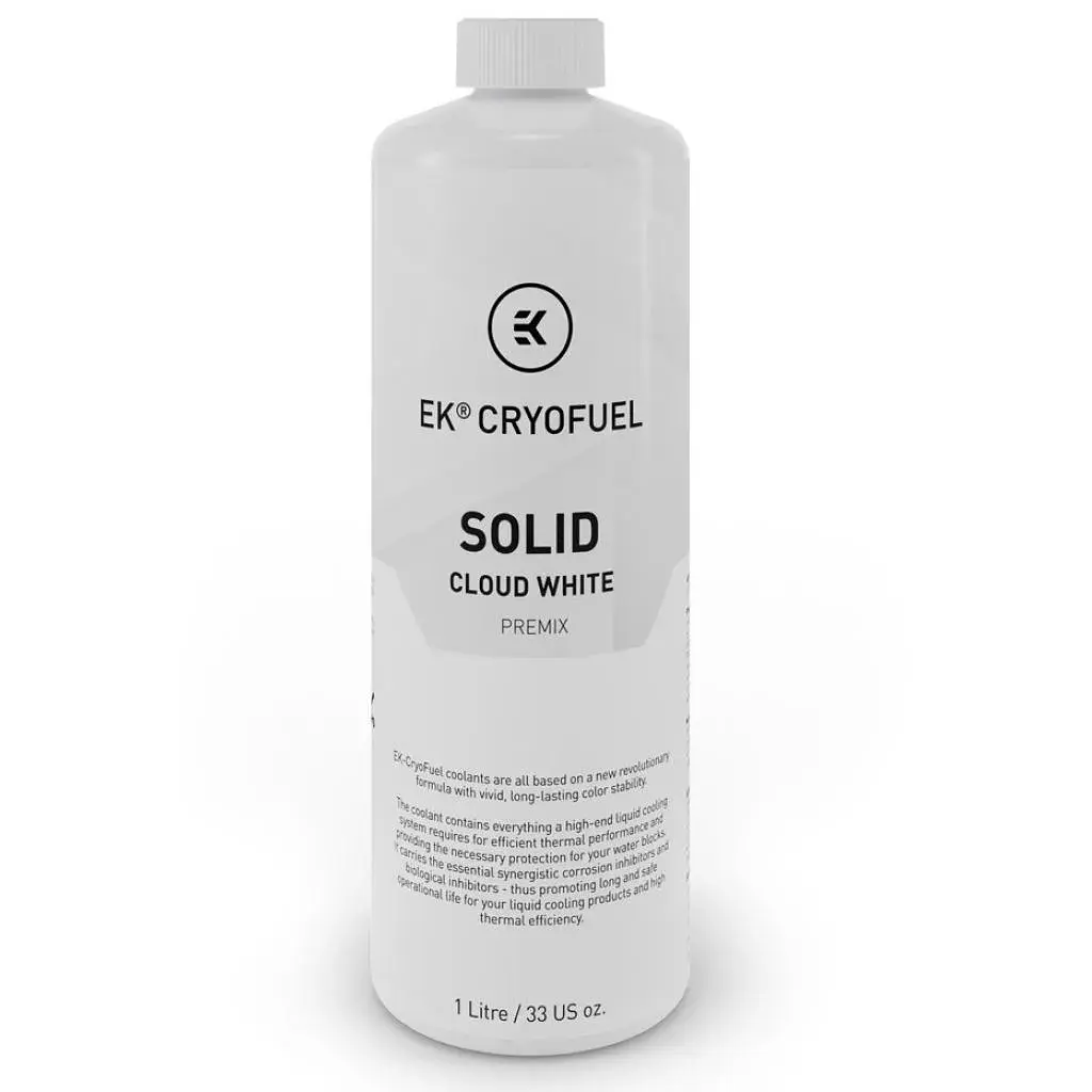 Охолоджуюча рідина Ekwb EK-CryoFuel Solid Cloud White (Premix 1000mL) (3831109880302)