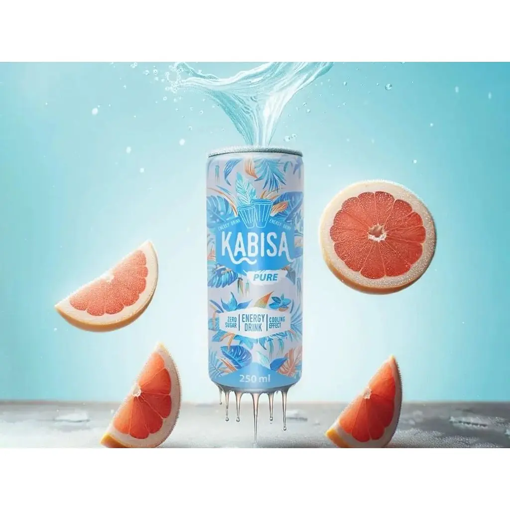 Напій KABISA Pure Zero Sugar Energy Drink 250 мл