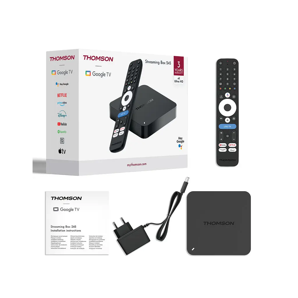 Медіаплеєр THOMSON Google TV 245 (4K) (248644) - фото 10
