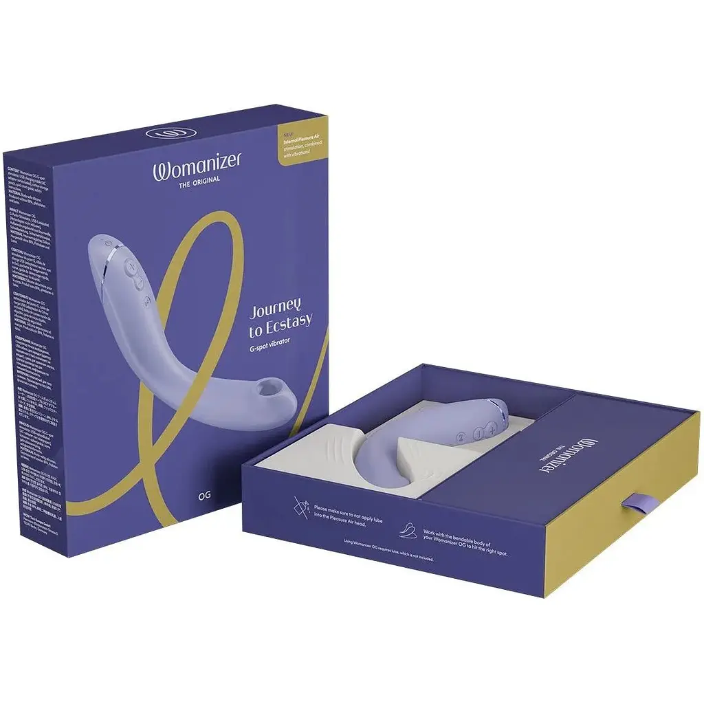 Вібратор для точки G з вакуумною стимуляцією Womanizer OG Lilac - фото 8