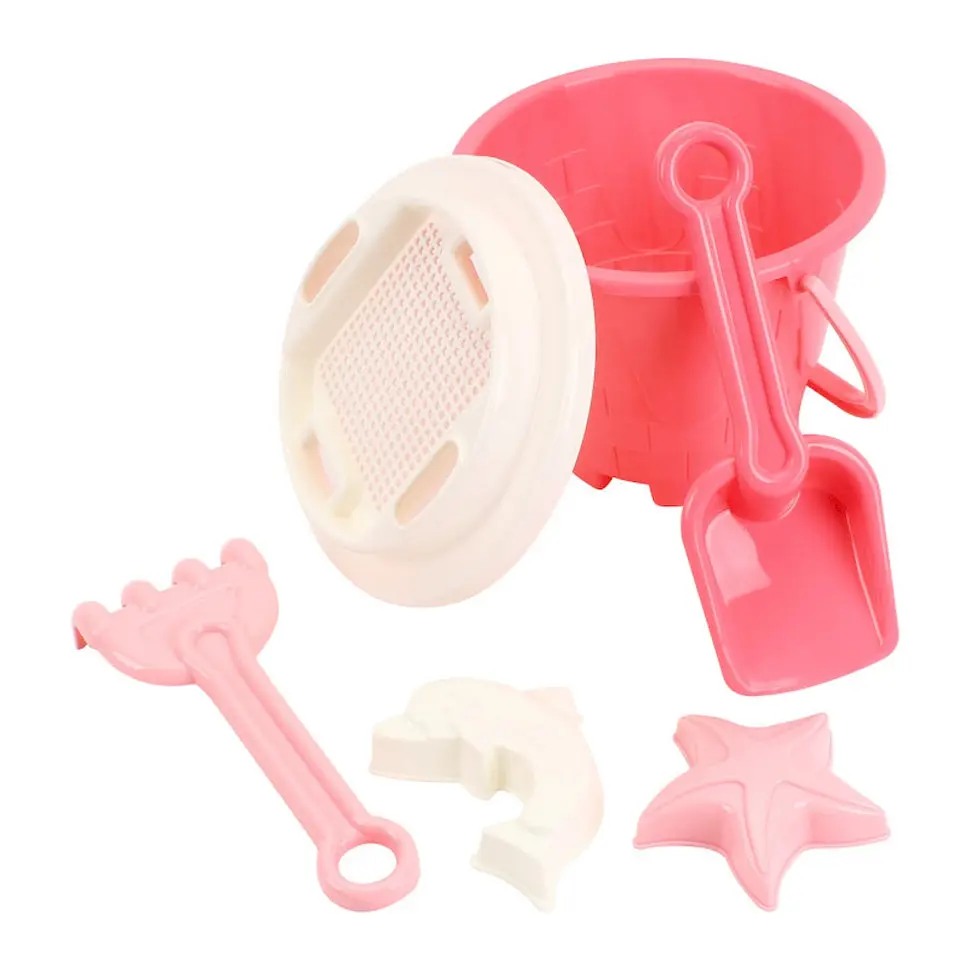 Детская игрушка ТехноК «Набор для игры с песком» 1553TXK лопатки, лопатка, грабли - фото 7