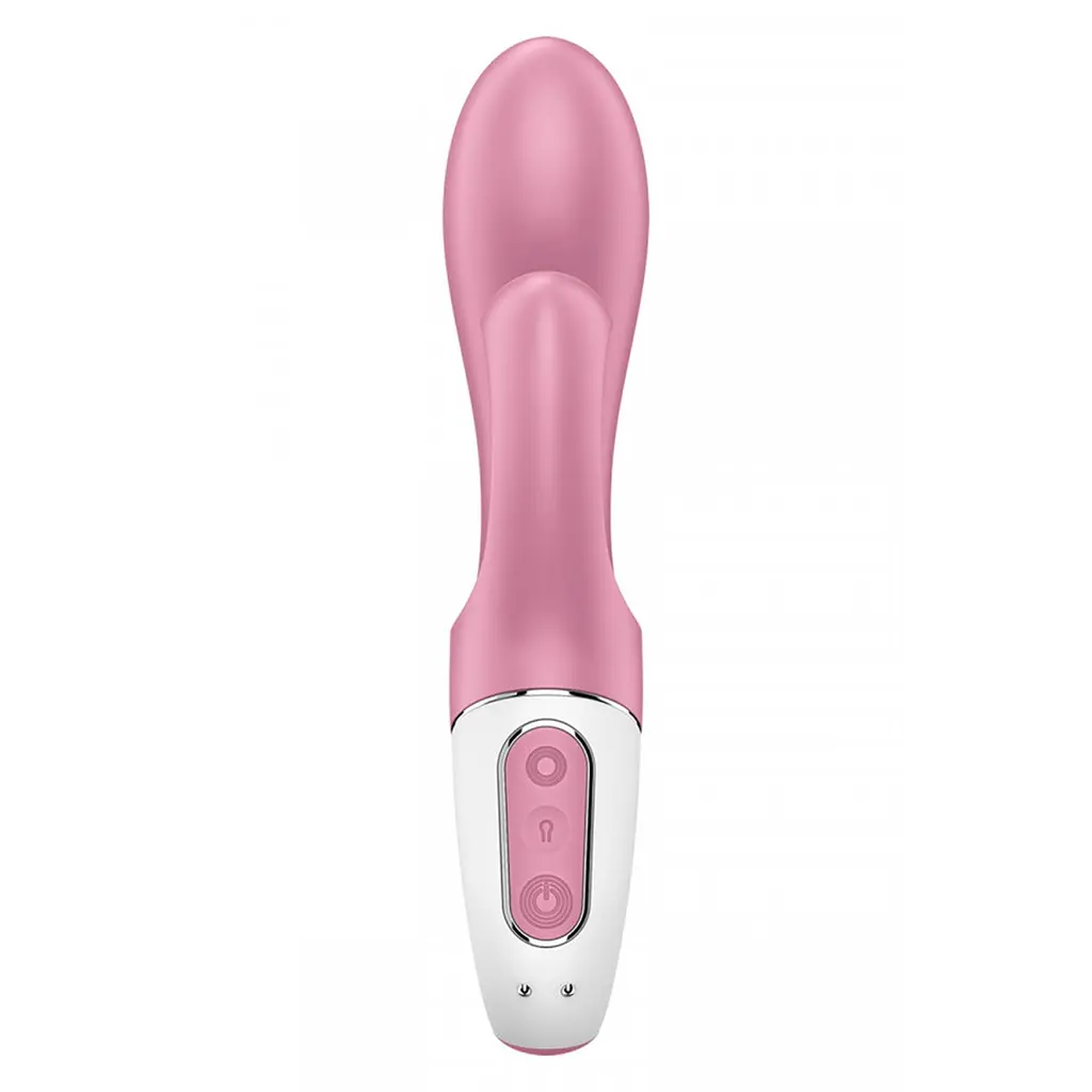 Вібратор-кролик Satisfyer Air Pump Bunny 2 20 см рожевий - фото 4