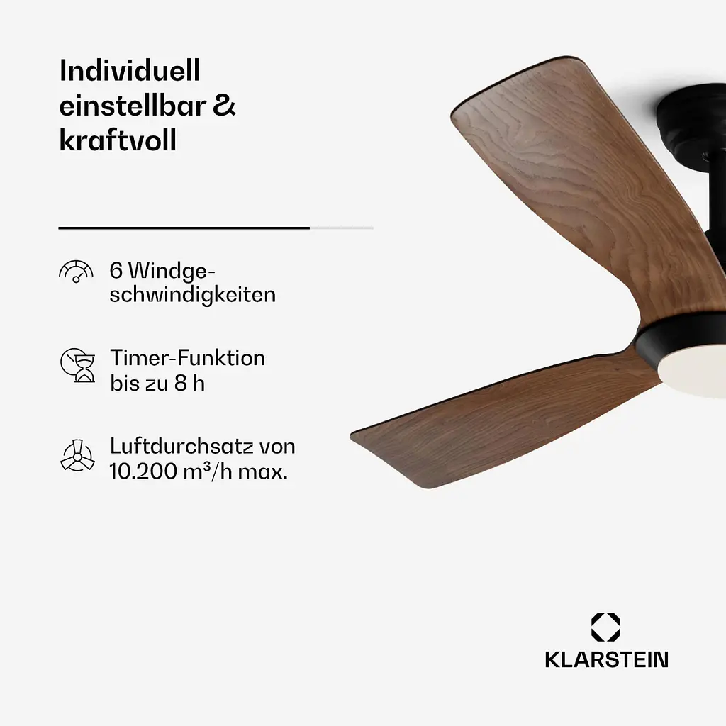 Стельовий вентилятор Klarstein Fiji Flow Smart (10046092) - фото 2