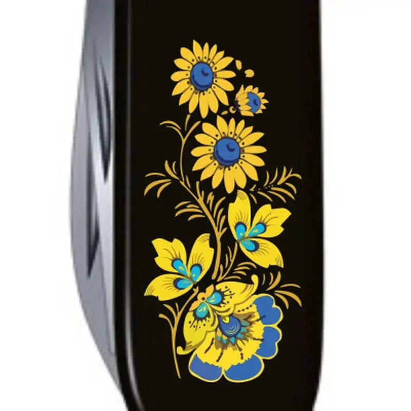 Ніж Victorinox Spartan Ukraine Black "Квіти" (1.3603.3_T1050u) - фото 4