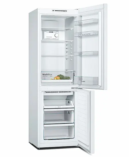 Холодильник із нижньою морозильною камерою Bosch KGN36NW306 білий (KGN36NW306) - фото 2