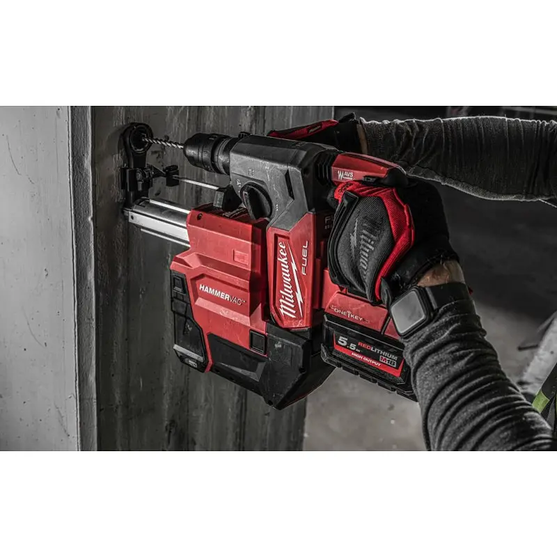 Перфоратор акумуляторний безщітковий SDS-PLUS MILWAUKEE M18 ONEFHXDEL-552C із системою видалення пилу - фото 6