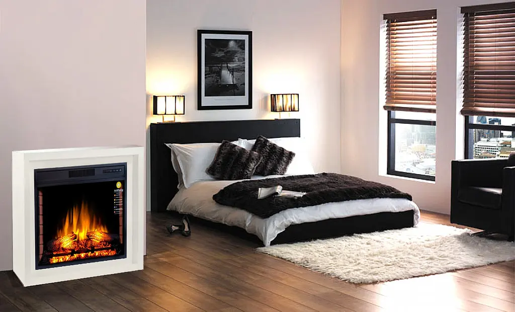 Камінокомплект ArtiFlame BRONX AF28S БІЛИЙ ДУБ (зі звуком) - фото 3