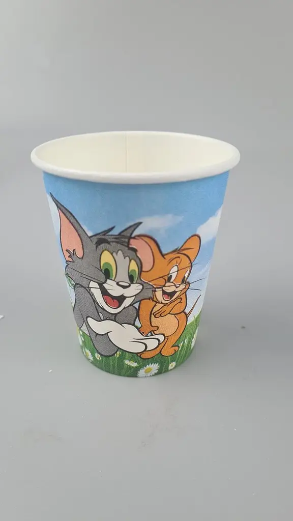 Паперові склянки кольорові ST 175 мл "TOM and JERRY" (50 шт.) - фото 3