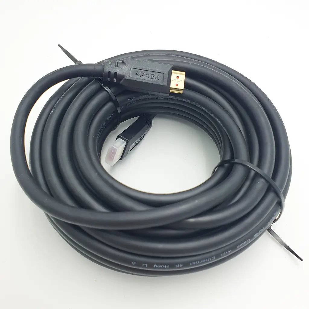 Кабель 4K HDMI to HDMI з підтримкою Ethernet UltraHD 4K шнур 10м чорний - фото 3