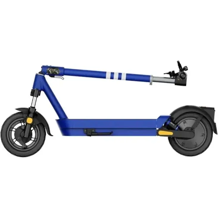 Електросамокат OKAI ES40 складаний 500/1000W 15.6Ah швидкість 25 км/год пробіг до 70 км NFCApp колеса 10" навантаження 120 кг Blue - фото 2