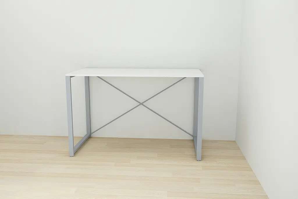 Письмовий стіл Ferrum-decor Серії Конект 75x120x60 сірий ДСП Біле 16мм (FRD-104213) - фото 3