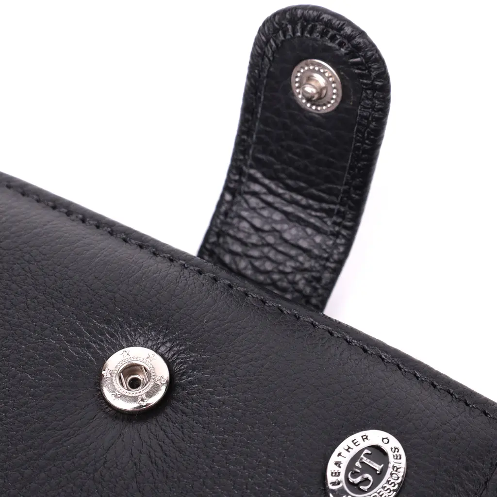 Чоловічий шкіряний гаманець ST Leather 11,5х10,3х2 см acs0028482 - фото 3
