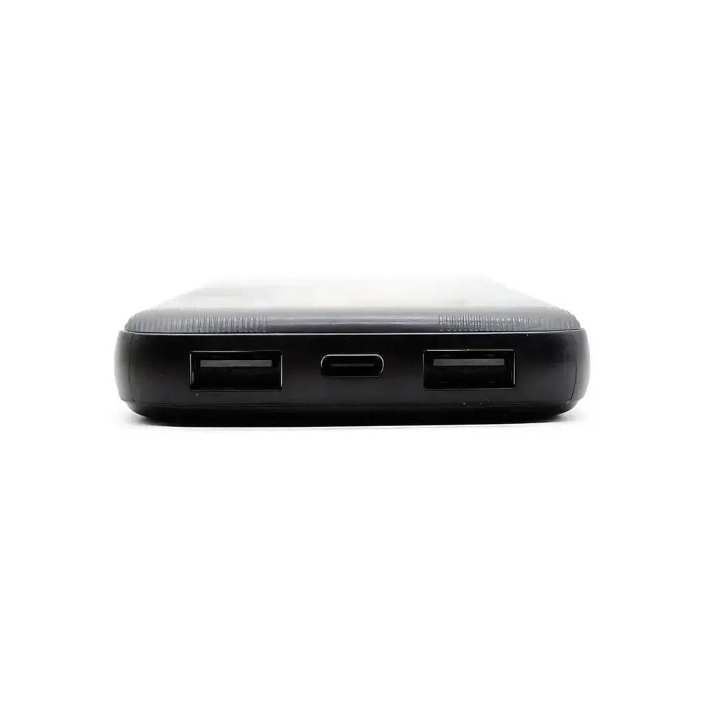 Батарея універсальна AWEI 10000mAh P20K, 12W, Black (6954284009744) - фото 3