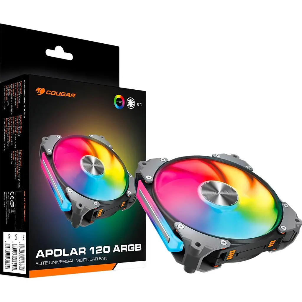 Вентилятор Cougar Apolar 120мм ARGB (Apolar 120 ARGB) - фото 7