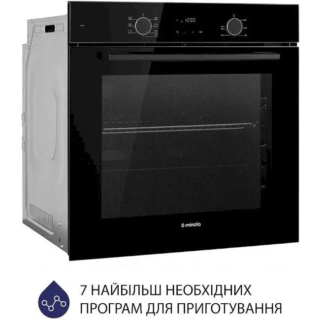 Духова шафа Minola EOD 675 BL Чорна - фото 3
