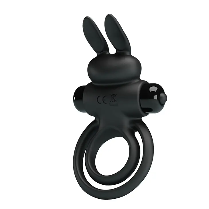 Ерекційне кільце - Pretty Love Vibro Penis Ring Bunny III Black LyBaile BI-210206 89789 - фото 4
