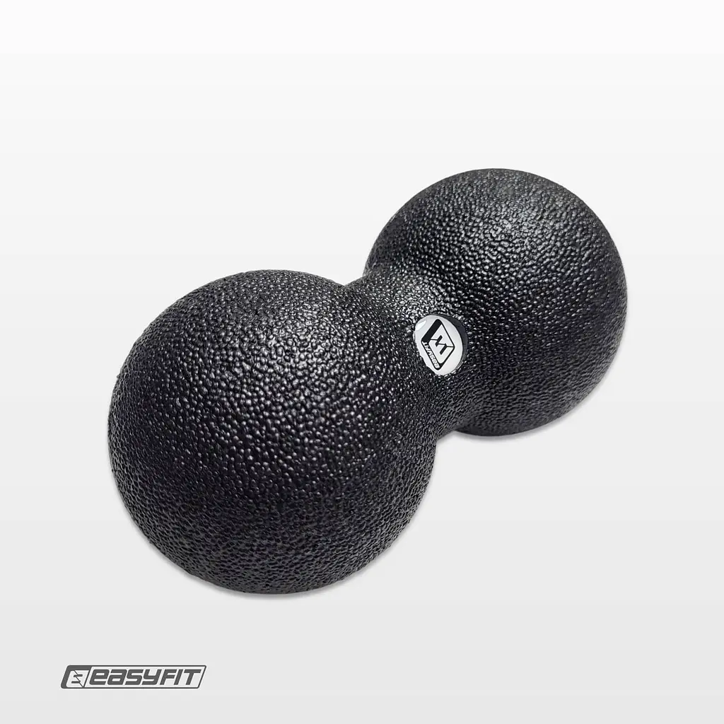 Масажний м'ячик подвійний EasyFit EPP DuoBall 16x8 см - фото 3