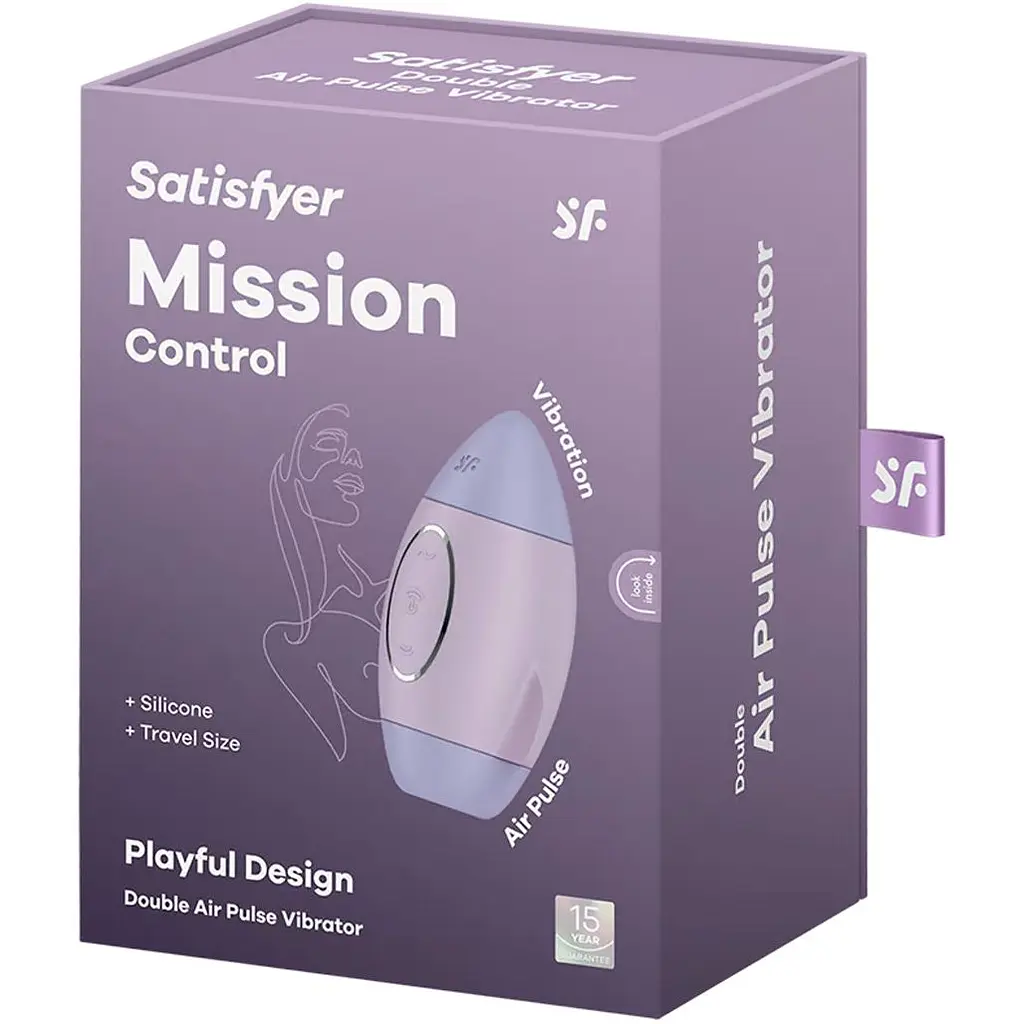 Вакуумный стимулятор Satisfyer Mission Control Violet (SO8970) [108364] - фото 8