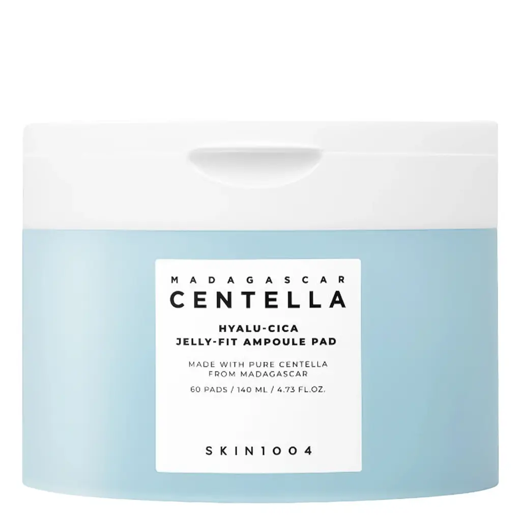 Зволожувальні педи для обличчя SKIN1004 Madagascar Centella Hyalu-Cica Jelly-Fit Ampoule Pad 60 шт