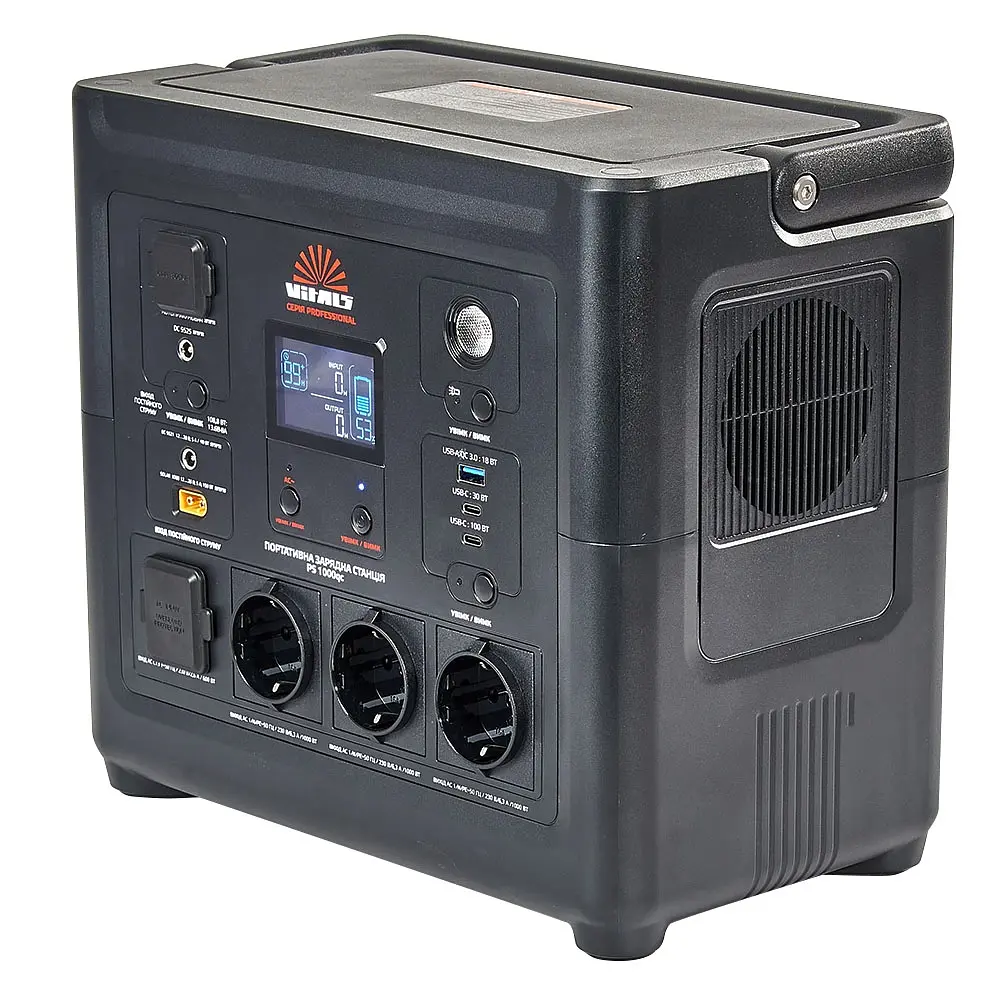 Портативна акумуляторна станція Vitals Professional PS 1000qc (223637) - фото 4
