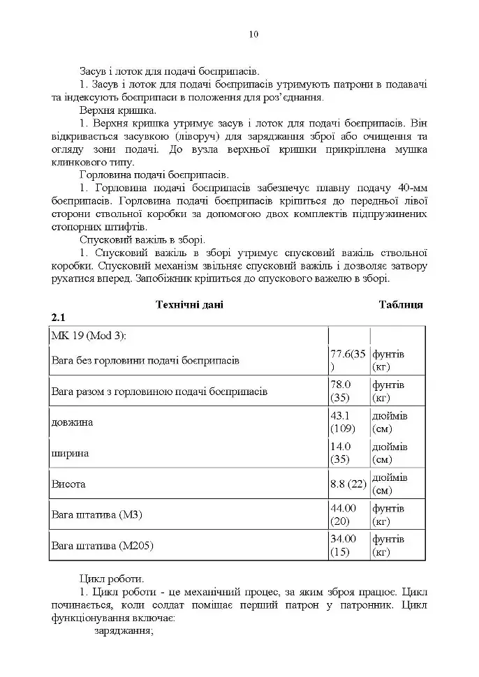 Інструкція з експлуатації автоматичного гранатомету Mk 19 (М3) - фото 9