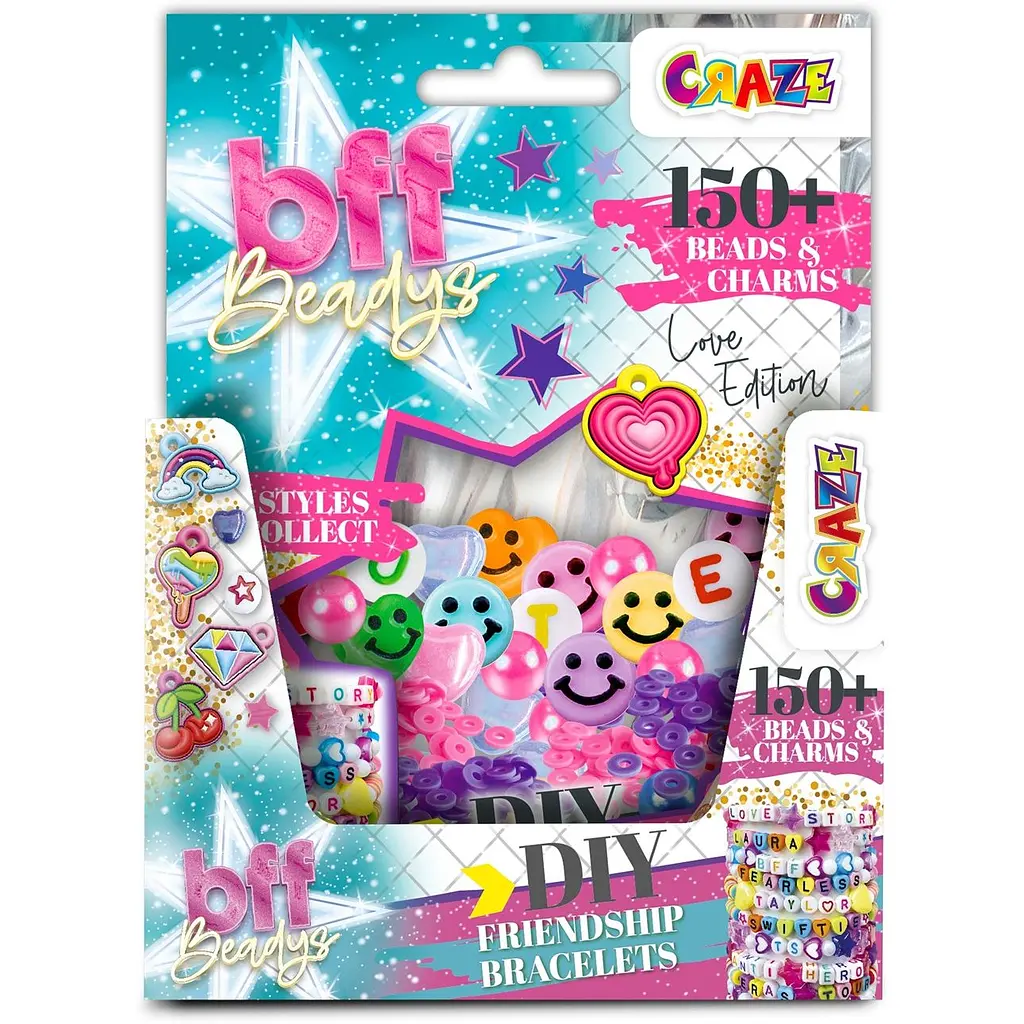 Набір для творчості Craze Бусини і шарми BFF 150 шт. (69431) - фото 2