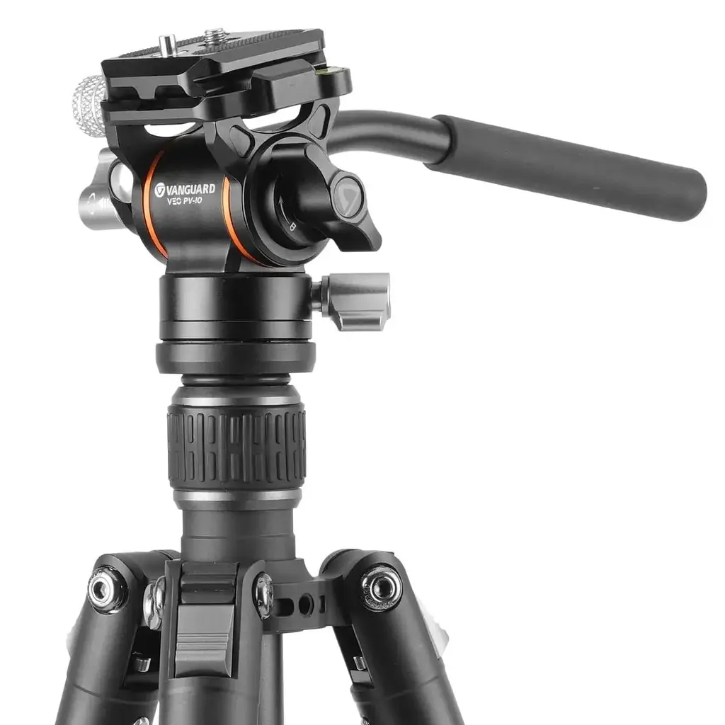 Штатив алюмінієвий Vanguard Vesta Go 234AV10 з відеоголовкою PV-10, Arca-Swiss, висота 151 см, навантаження до 5 кг для відео 4к - фото 9