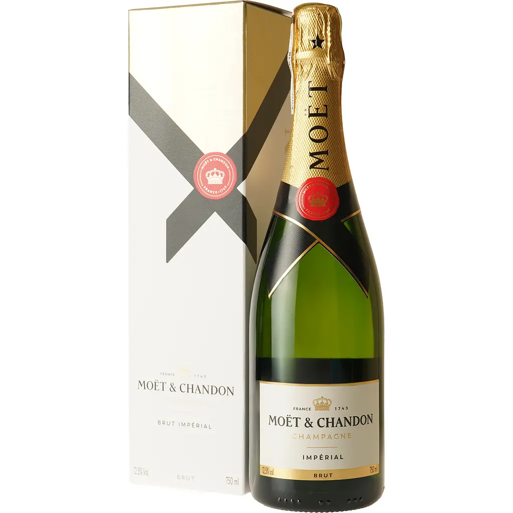 Шампанське Moet&Chandon Brut Imperial, біле, брют, AOP, 12%, в коробці, 0,75 л (31055) - фото 2