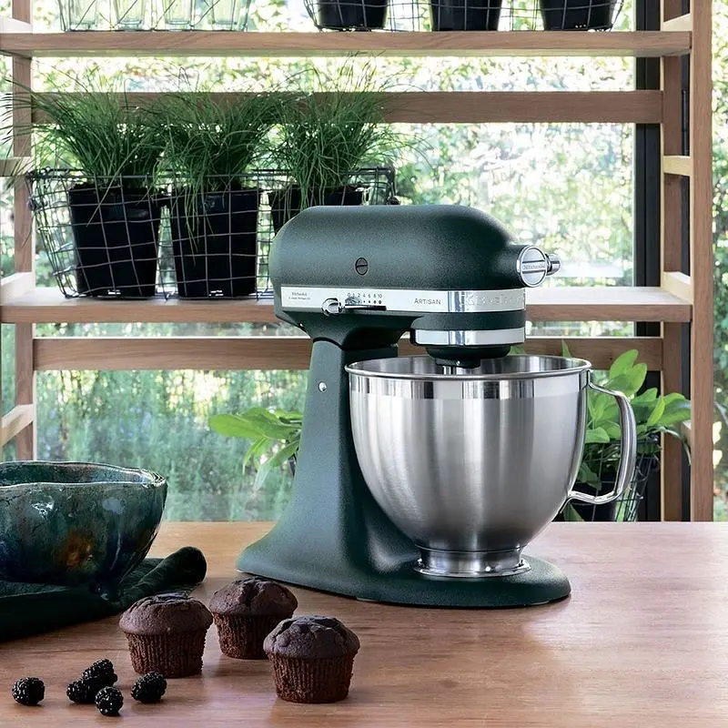 Планетарный миксер KitchenAid Artisan 4.8 л пальмовый (5KSM185PSEPP) - фото 5